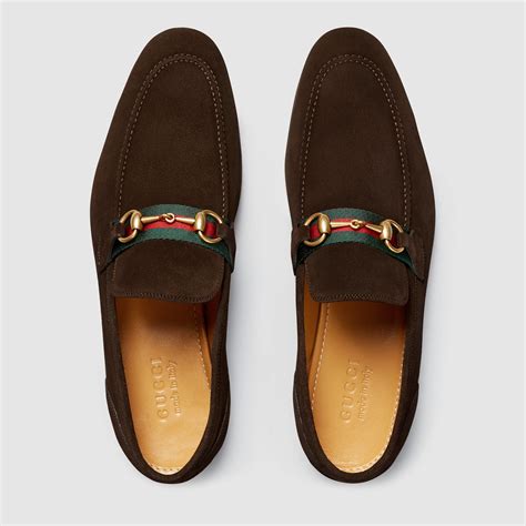 gucci brown loafers|gucci suede loafers men.